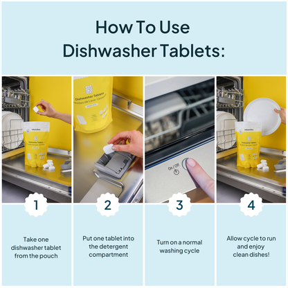 Dishwasher Pods - Tablets Lemon by Nature Bee