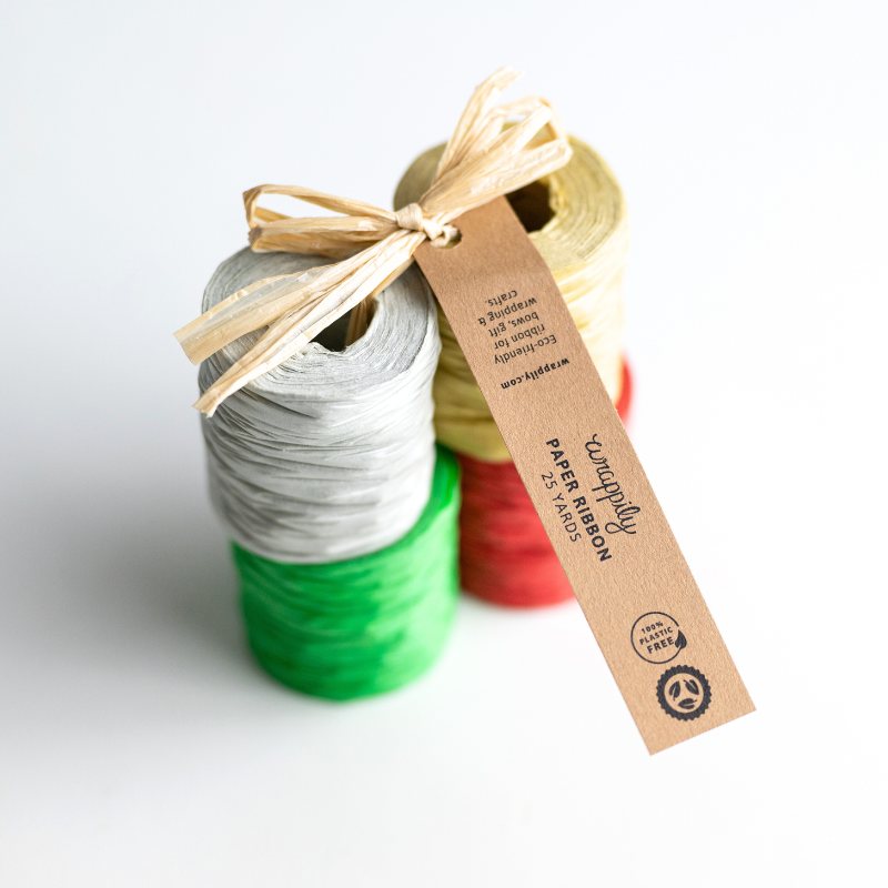 Eco Paper Ribbon- Mix Multi-Spool (100 Yds)