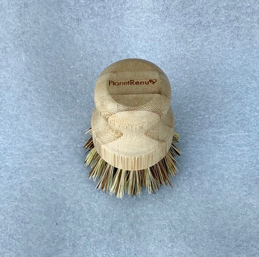 bamboo dish scrubber brush