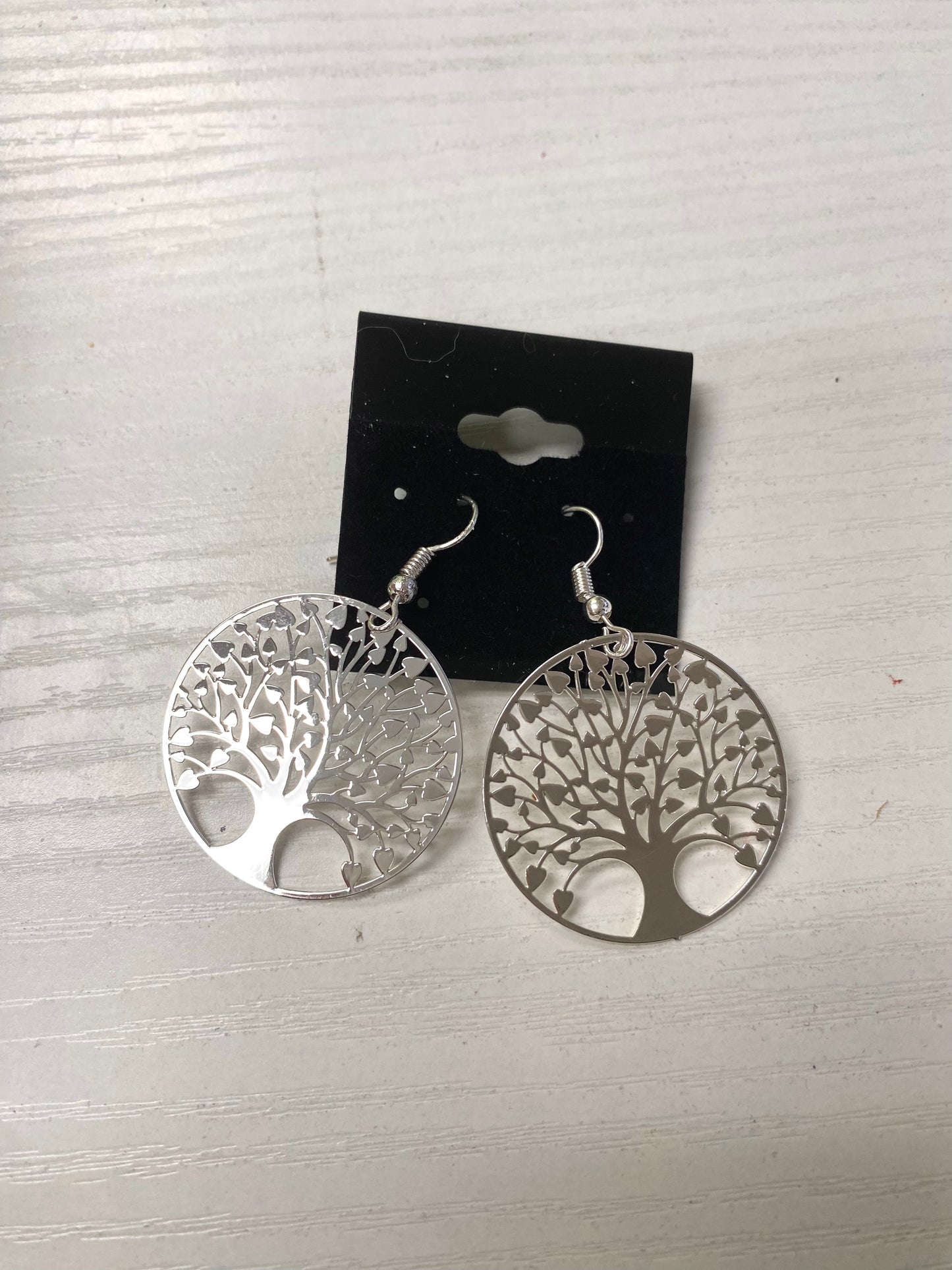 Silver Tree of Life Earrings