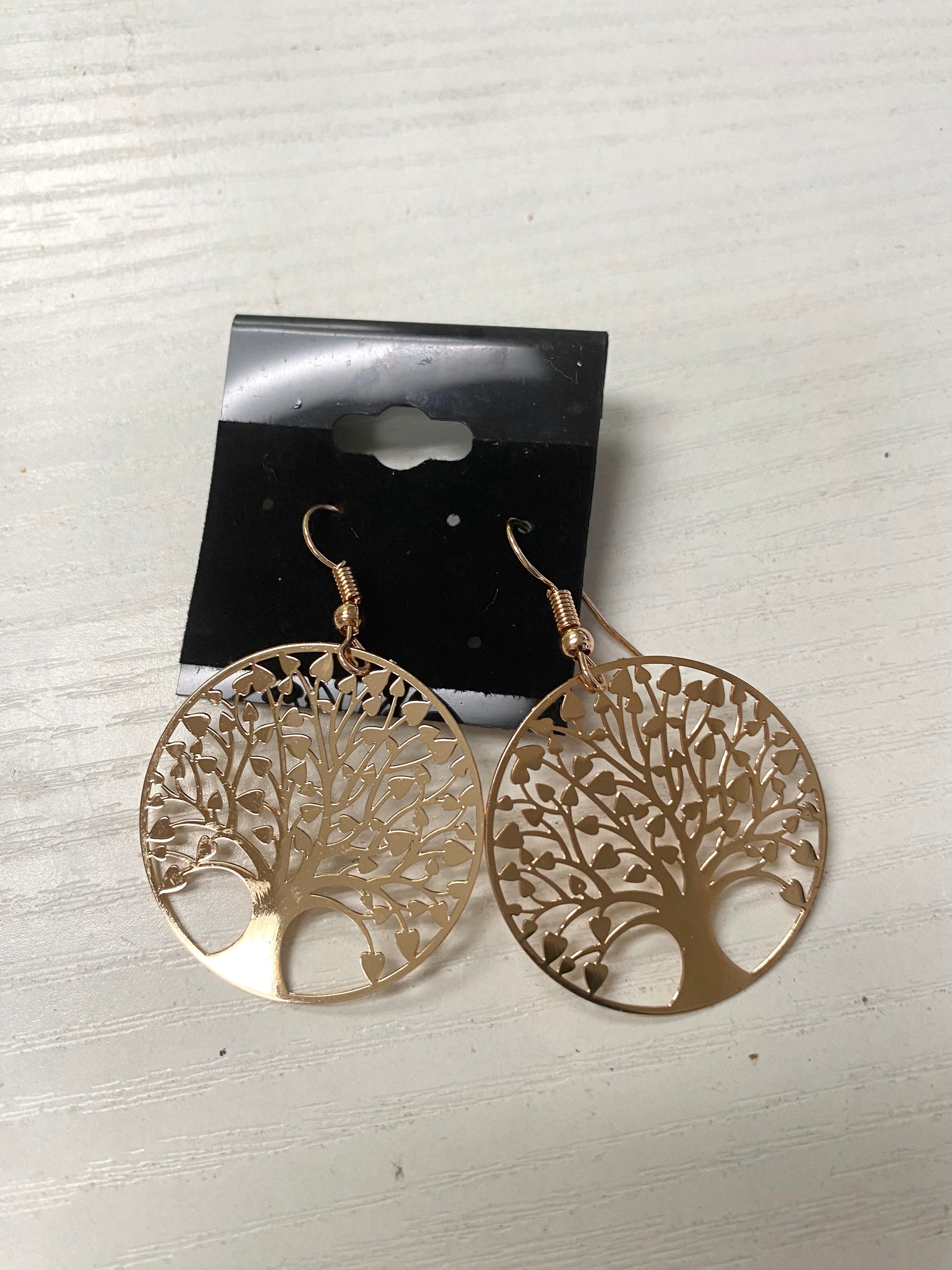 Gold Tree of Life Earrings
