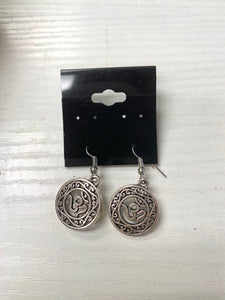 Small Om Earrings