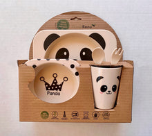 Animal Bamboo Dinnerware Sets for Kids