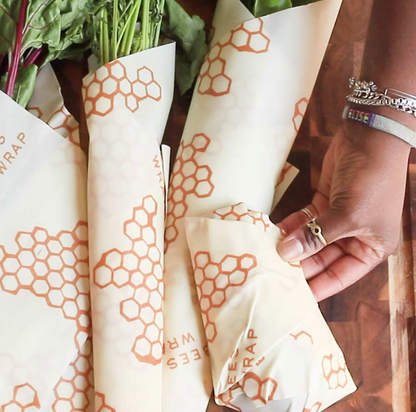 Bee's Wraps, Plastic Alternative, Planet Renu, Bee's Wrap, Saran Wrap Replacement, Plastic Bag Replacement, Zero Waste Lunch, Reusable Food Cover