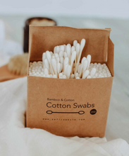 Bamboo & Cotton Ear Buds Cotton Swabs (Qtips)