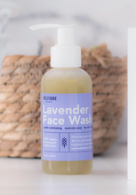 Natural, refillable lavender face wash