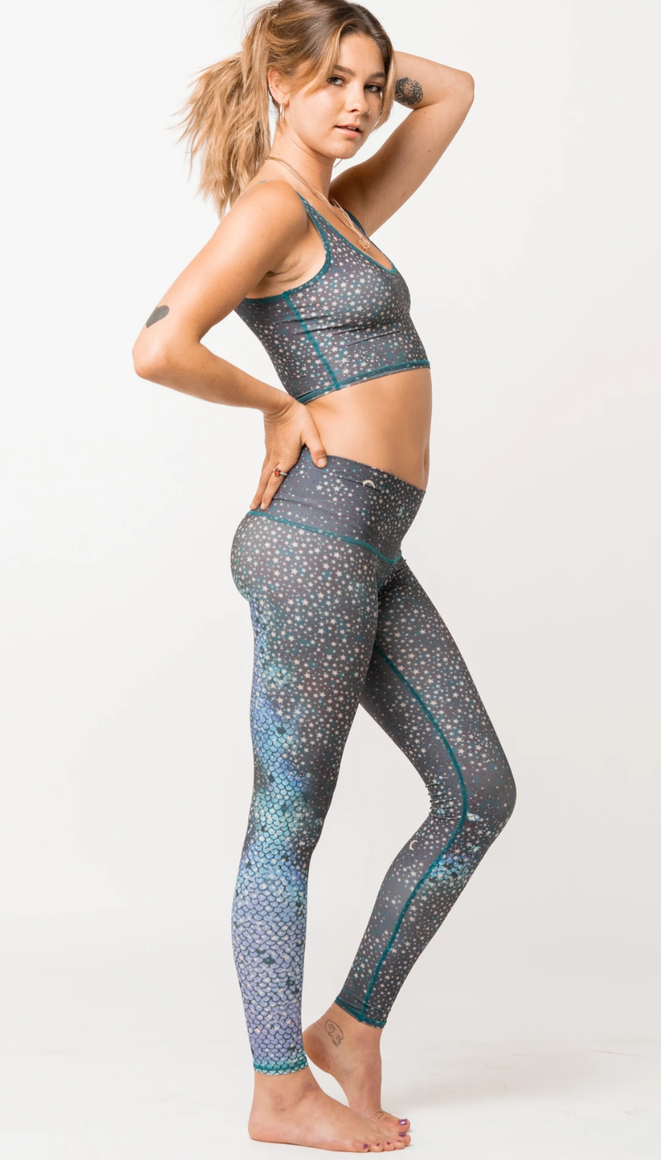 Mermaid Fairy Queen Legging Made from Recycled Water Bottles