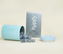 Sustainable Huppy Charcoal Mint Toothpaste Tablets