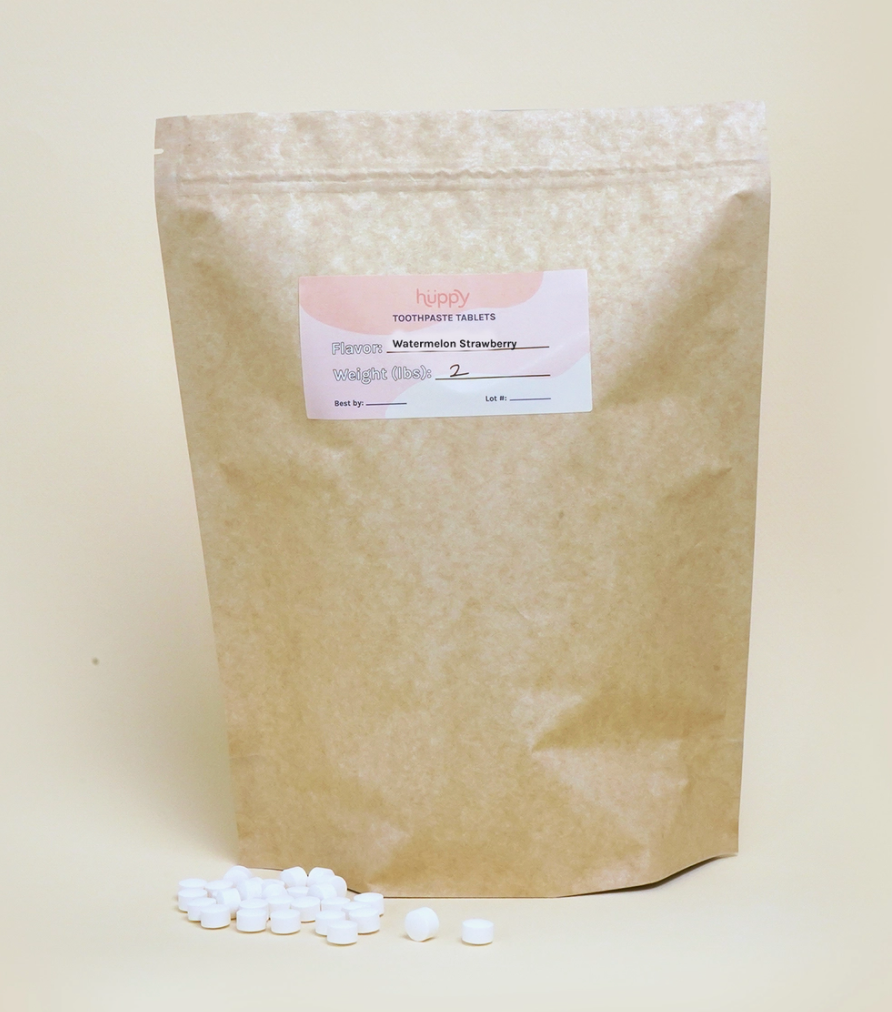 Sustainable Huppy Toothpaste Tablets