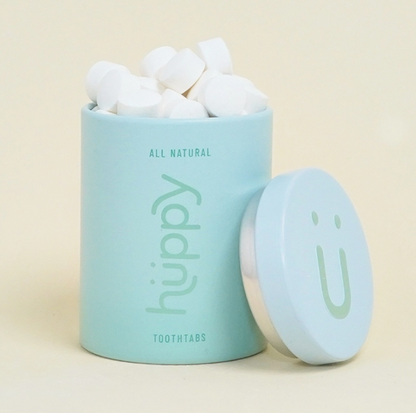 Sustainable Huppy Peppermint Toothpaste Tablets