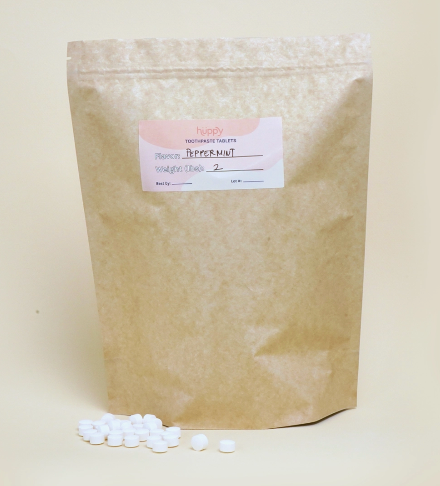 Sustainable Huppy Toothpaste Tablets