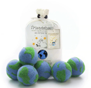 Wool Dryer Balls, Natural Fabric Softener, Reusable, Planet Renu