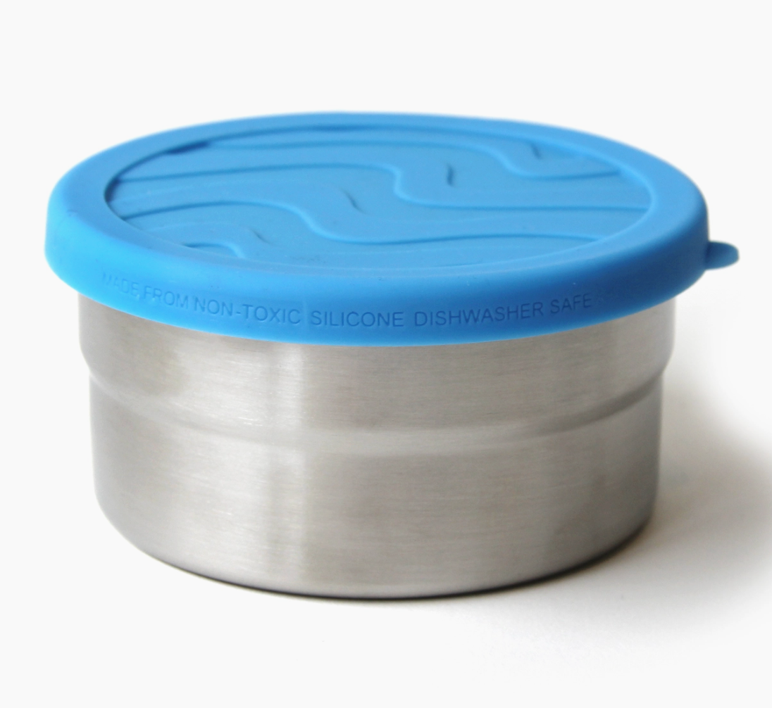 Ecolunchbox Blue Water Seal Cup Medium