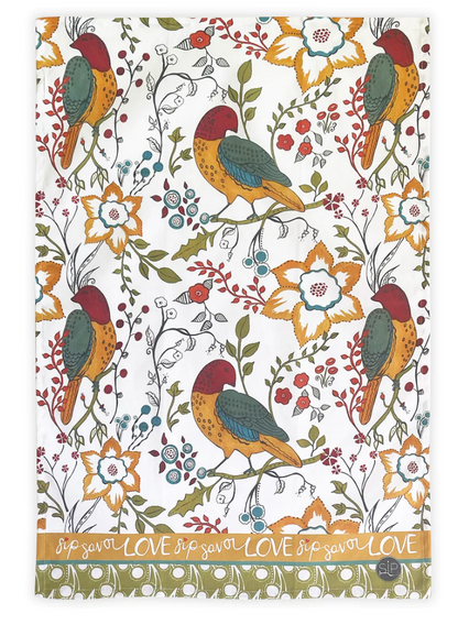 Organic Cotton Artsy Kitchen Tee Towels by SIP