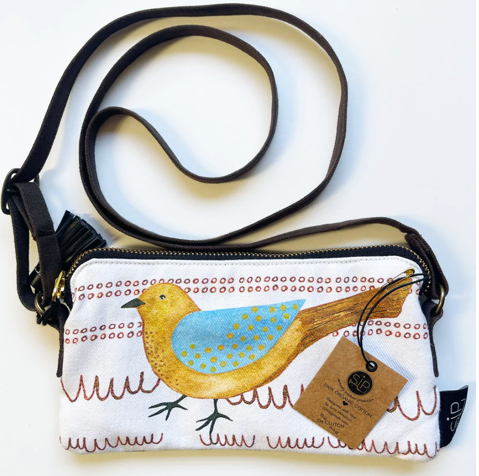 SIP Handpainted Artsy Crossbody Bag