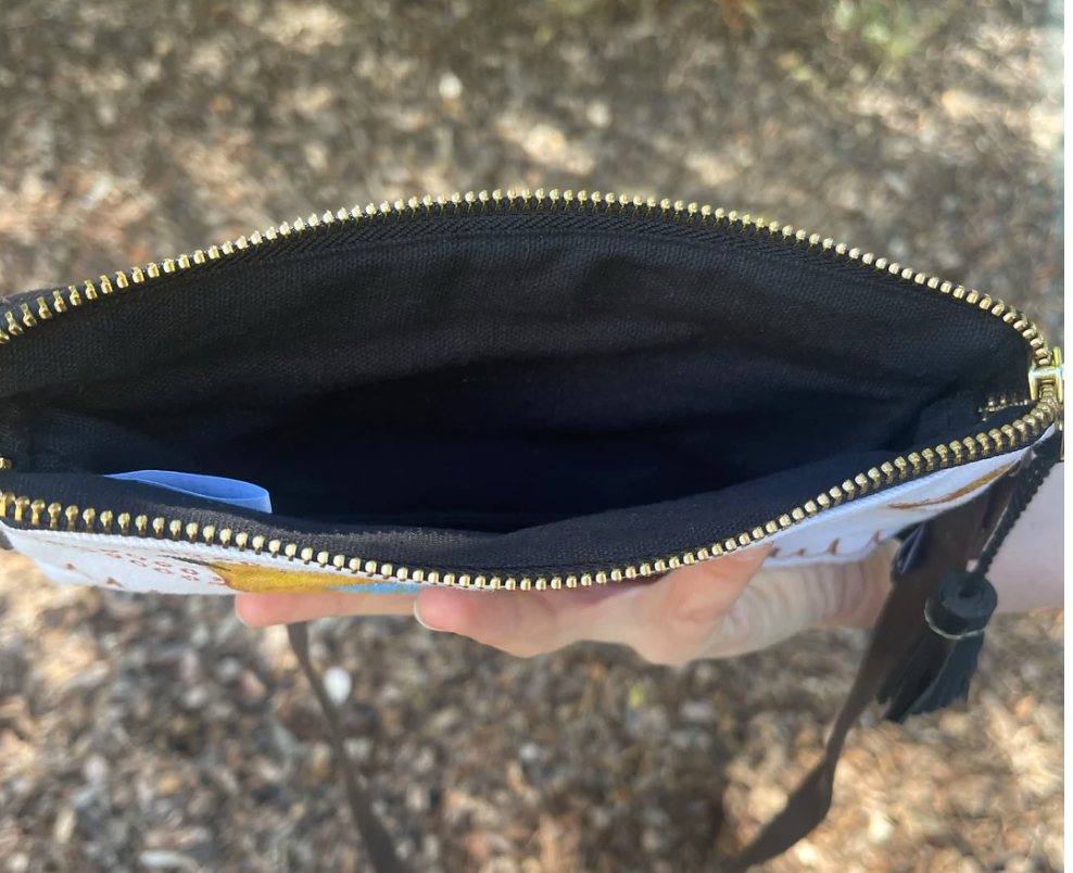 SIP Handpainted Artsy Crossbody Bag