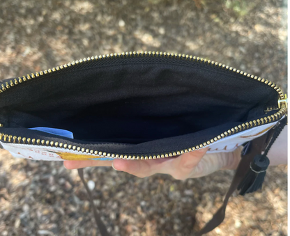 SIP Handpainted Artsy Crossbody Bag