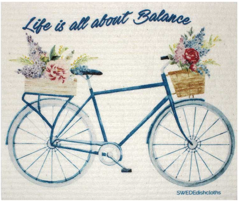 Bicycle Swede Dish Cloth Reusable Swedish dish cloths