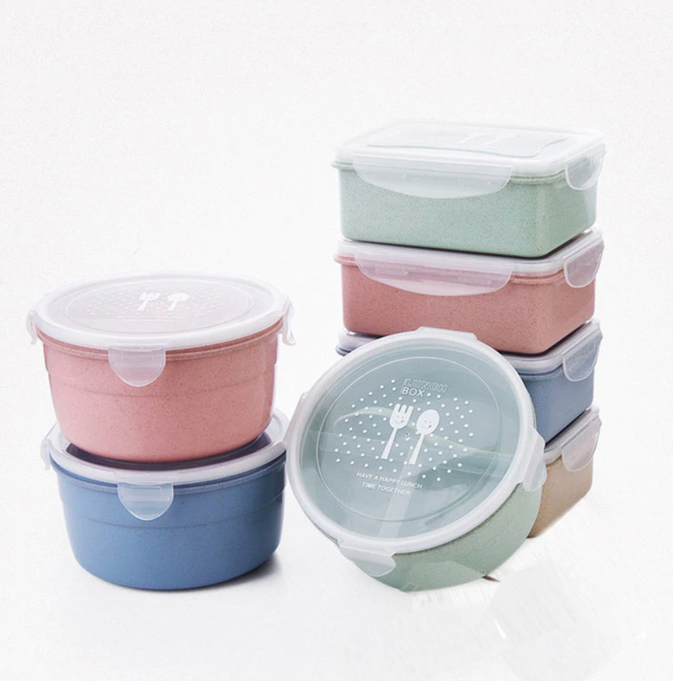 wheat straw containers, reusable, compostable, Planet Renu