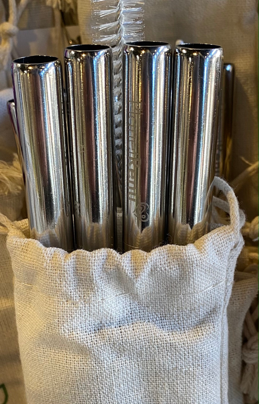 Reusable Stainless Steel Boba Straws Zero Waste Plastic Free from Planet Renu