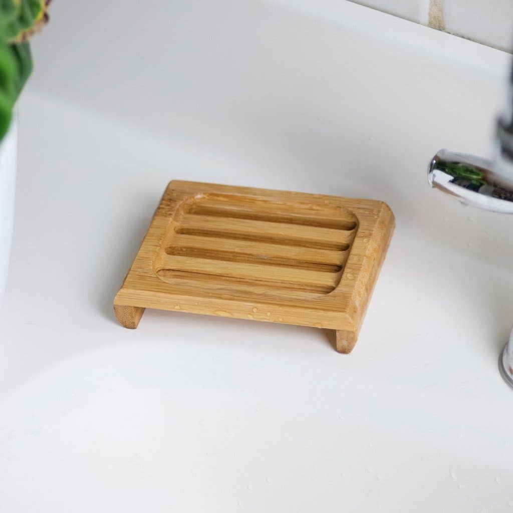 Bamboo Soap Lift Tray - Rectangle
