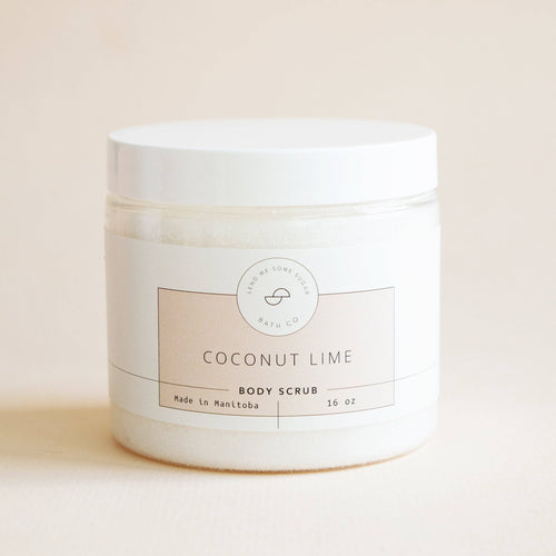 Hand Made Coconut Lime Body Scrub