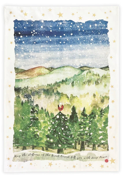 Organic Cotton Artsy Kitchen Tee Towels by SIP