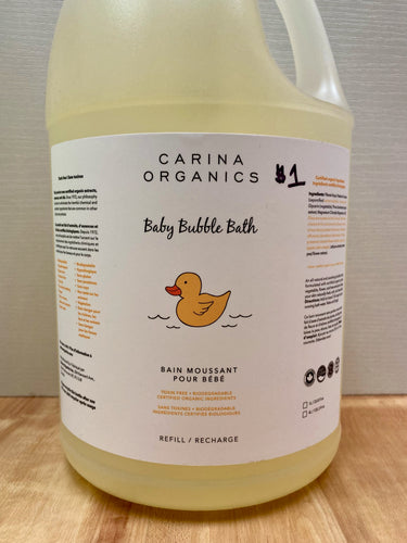 Refill Organic Baby Bubble Bath