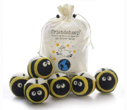 Wool Dryer Balls, Natural Fabric Softener, Reusable, Planet Renu