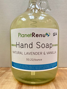 Refill LAVENDER HAND SOAP (Gel or Foam)