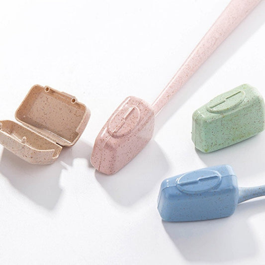 Wheat Straw Reusable Toothbrush Travel Caps